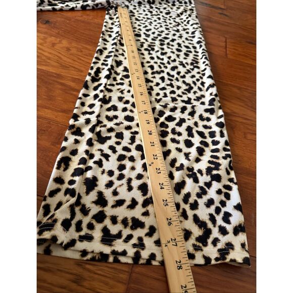 Express Leopard Print Wide-Leg Jumpsuit XS - Picture 10 of 13